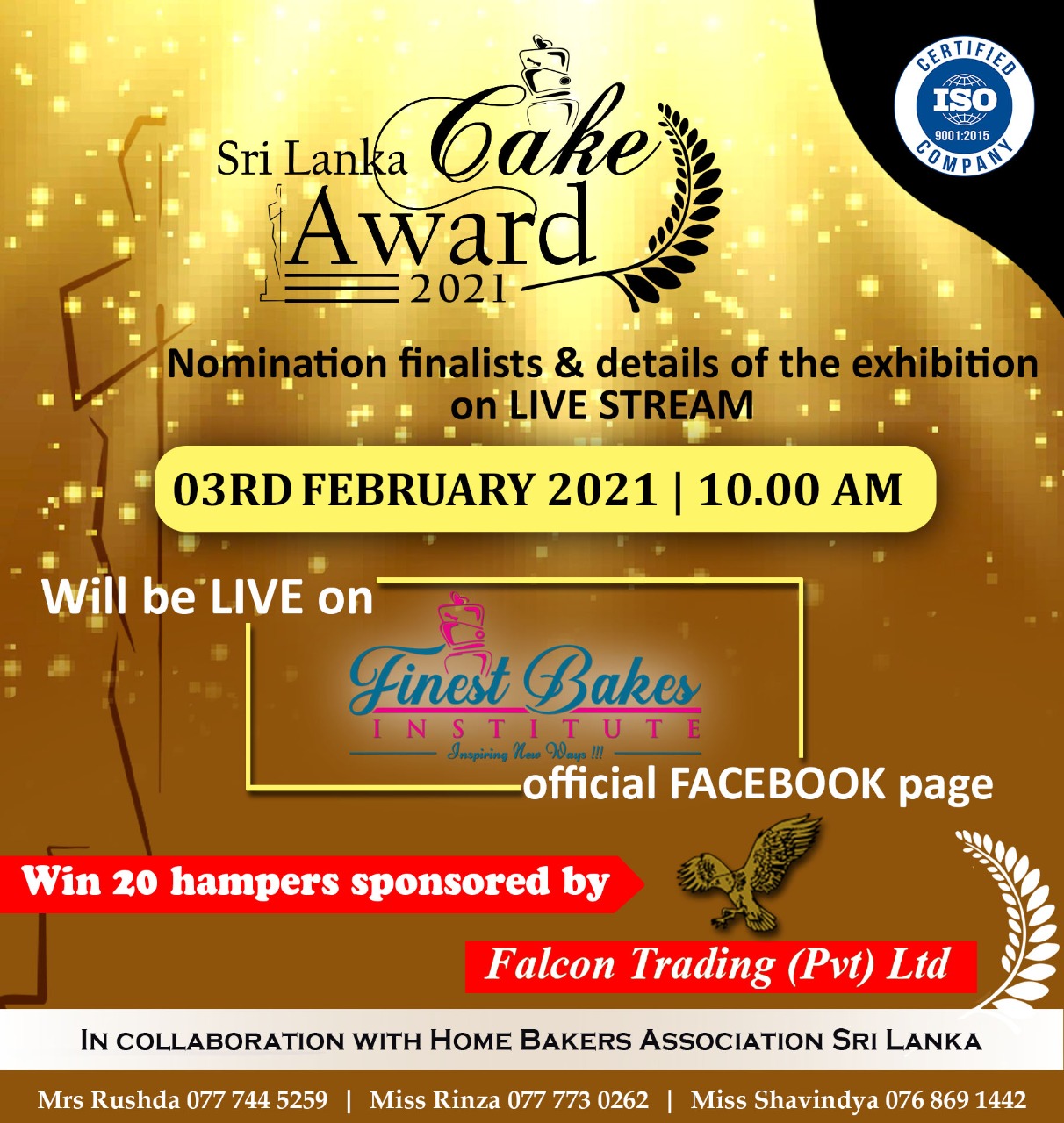 Sri Lanka Cake Award 2021